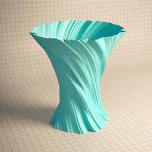 簡易扭曲花瓶3d打印模型